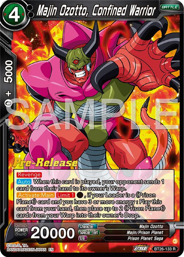 Majin Ozotto, Confined Warrior (BT26-133) [Ultimate Advent Prerelease Promos] | Devastation Store