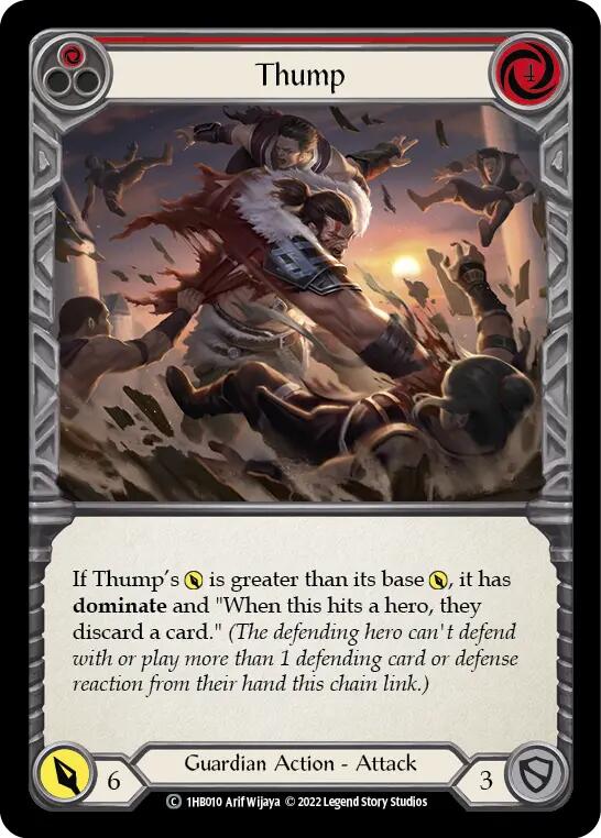 Thump (Red) [1HB010] (History Pack 1 Bravo Blitz Deck) | Devastation Store