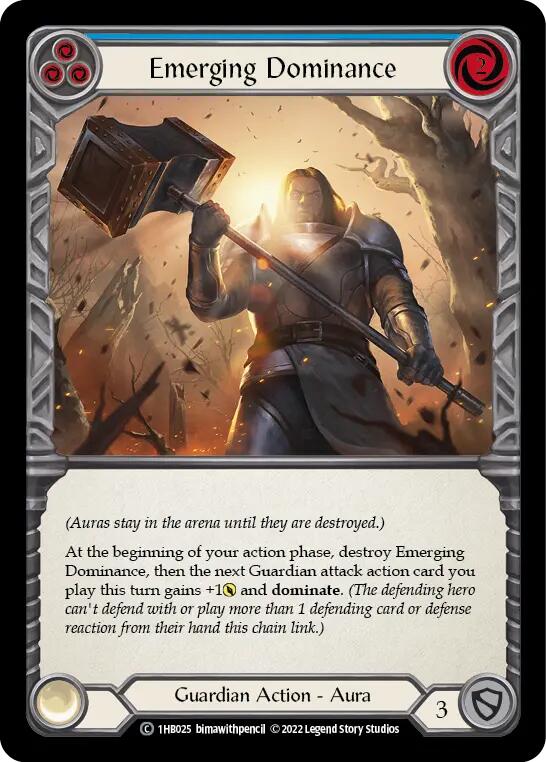 Emerging Dominance (Blue) [1HB025] (History Pack 1 Bravo Blitz Deck) | Devastation Store
