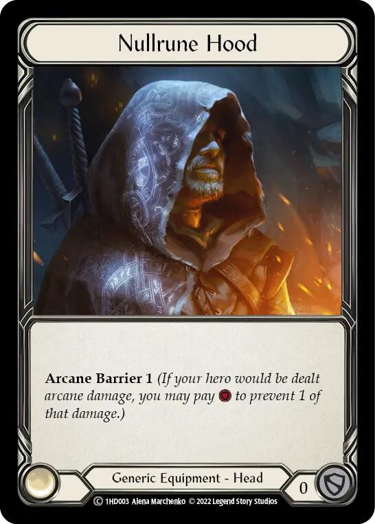 Nullrune Hood [1HD003] (History Pack 1 Dash Blitz Deck) | Devastation Store