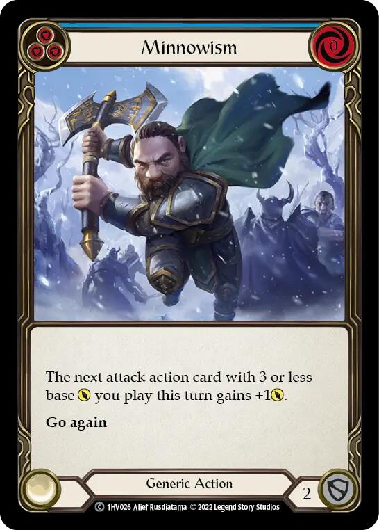 Minnowism (Blue) [1HV026] (Historic Pack 1 Blitz Deck Viserai) | Devastation Store