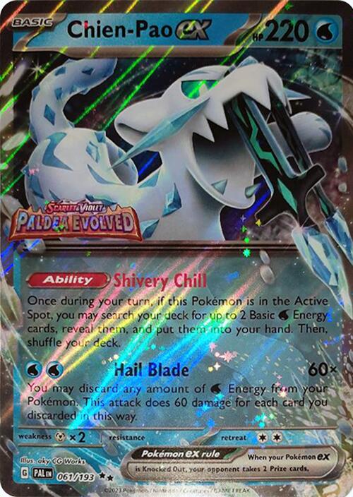 Chien-Pao ex (061/193) (Jumbo) [Scarlet & Violet: Paldea Evolved] | Devastation Store