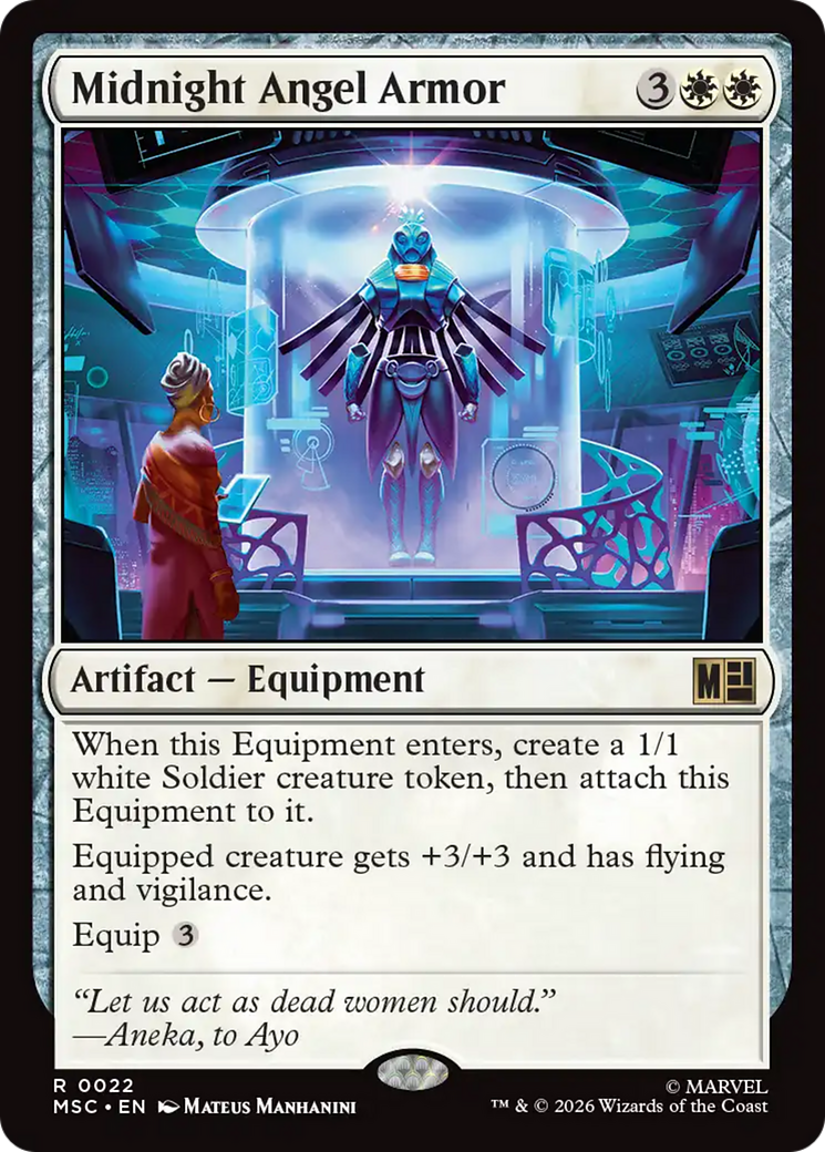 Midnight Angel Armor (Surge Foil) [Marvel Super Heroes Commander] | Devastation Store
