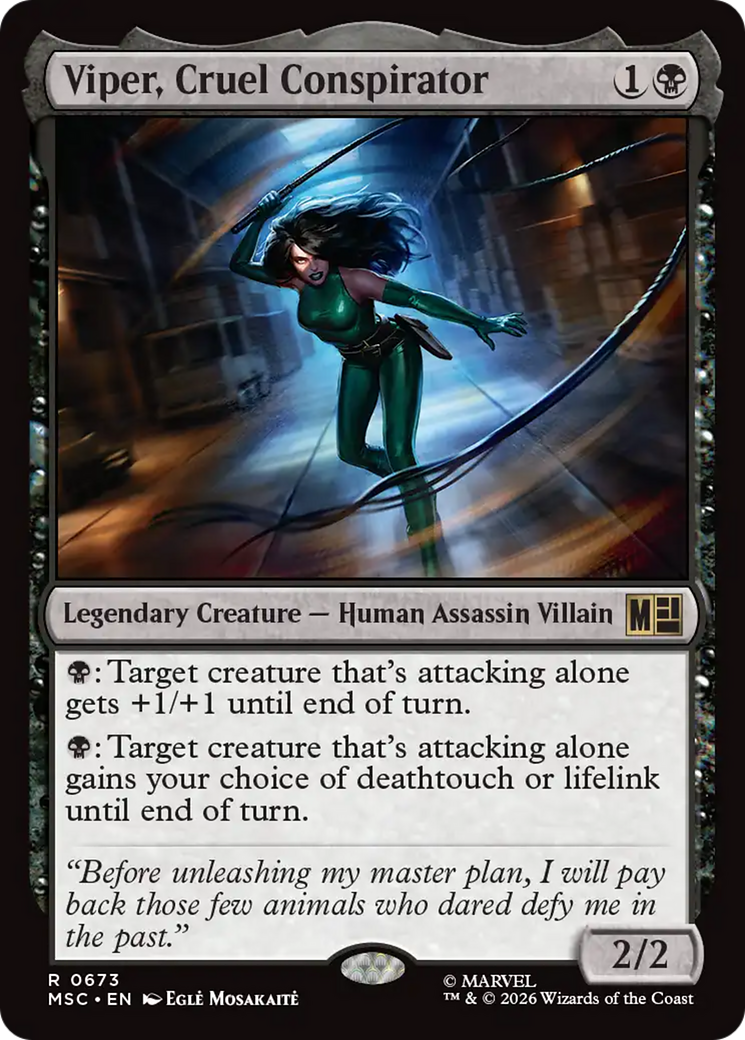 Viper, Cruel Conspirator [Marvel Super Heroes Commander] | Devastation Store