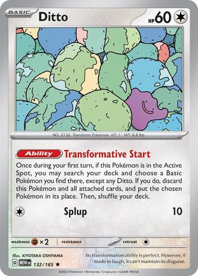 Ditto (132/165) (Non-Holo) [Scarlet & Violet: 151] | Devastation Store