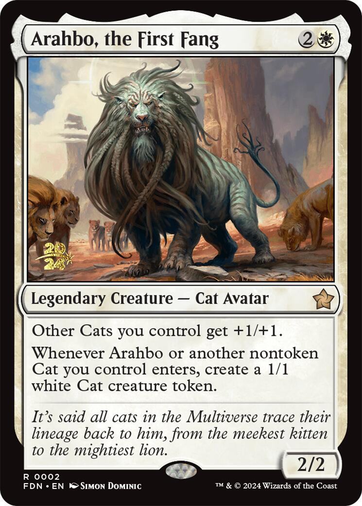 Arahbo, the First Fang [Foundations Prerelease Promos] | Devastation Store