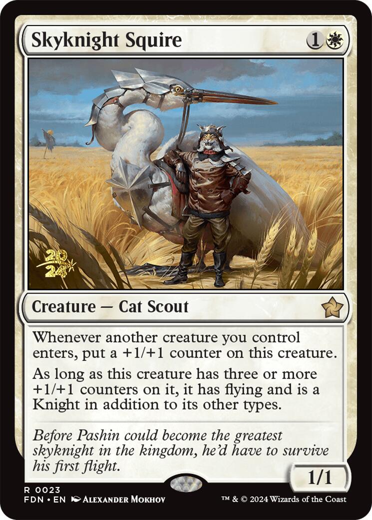 Skyknight Squire [Foundations Prerelease Promos] | Devastation Store