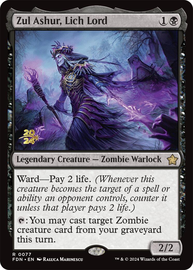 Zul Ashur, Lich Lord [Foundations Prerelease Promos] | Devastation Store