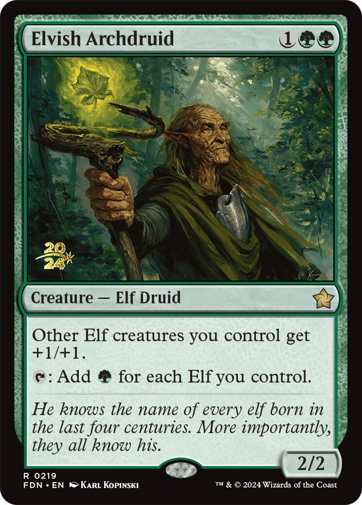 Elvish Archdruid [Foundations Prerelease Promos] | Devastation Store