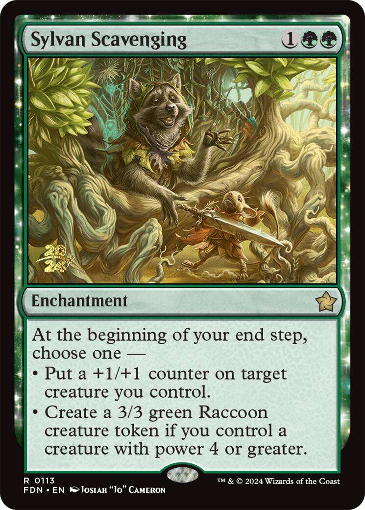 Sylvan Scavenging [Foundations Prerelease Promos] | Devastation Store