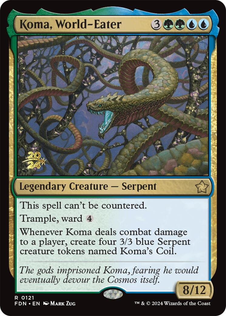 Koma, World-Eater [Foundations Prerelease Promos] | Devastation Store