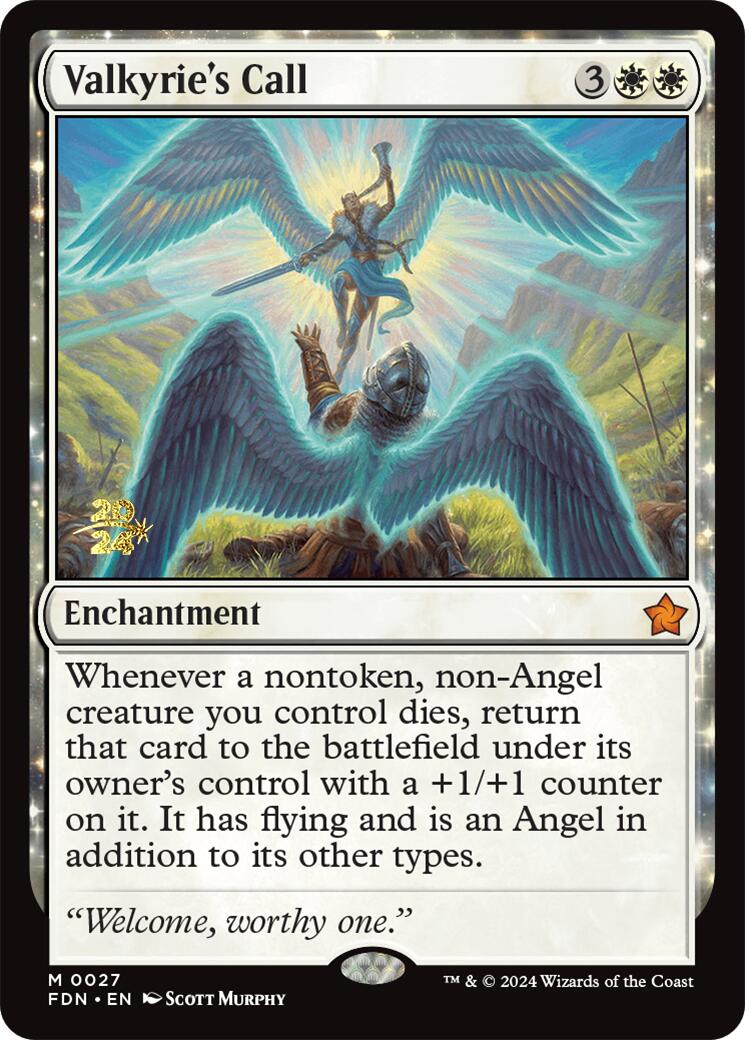 Valkyrie's Call [Foundations Prerelease Promos] | Devastation Store