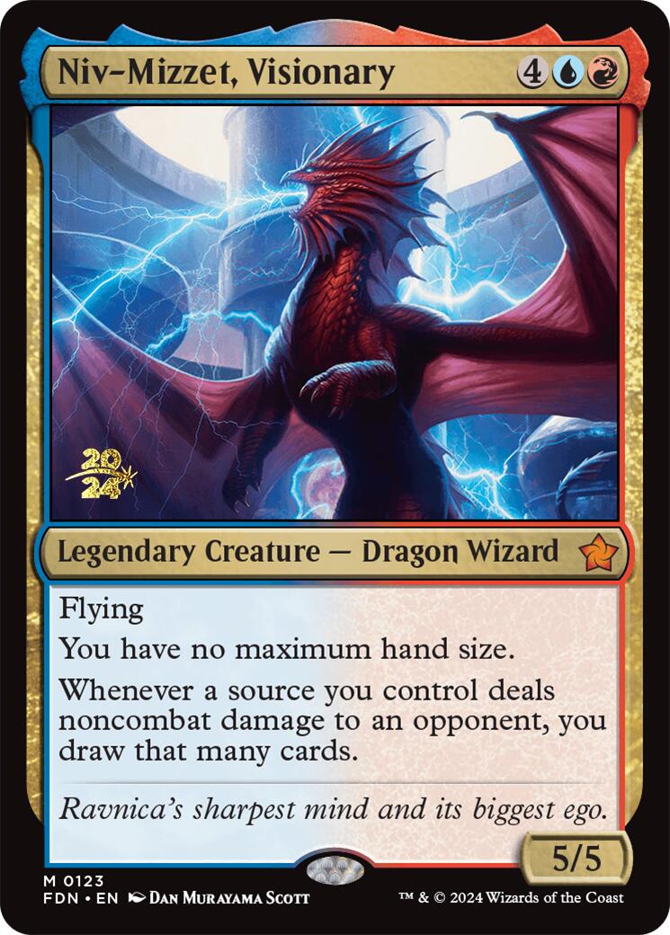 Niv-Mizzet, Visionary [Foundations Prerelease Promos] | Devastation Store