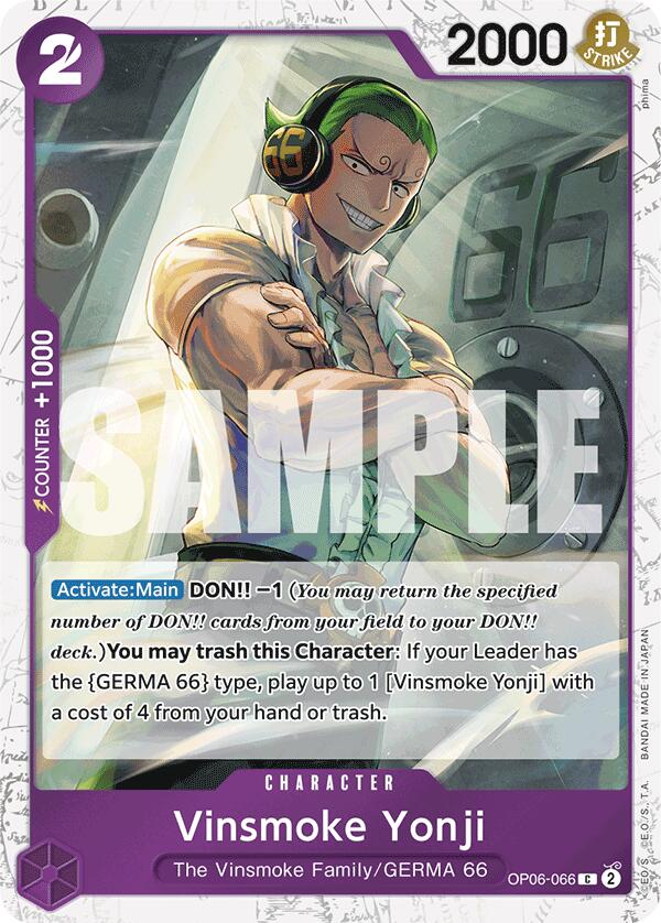 Vinsmoke Yonji [Premium Booster] | Devastation Store