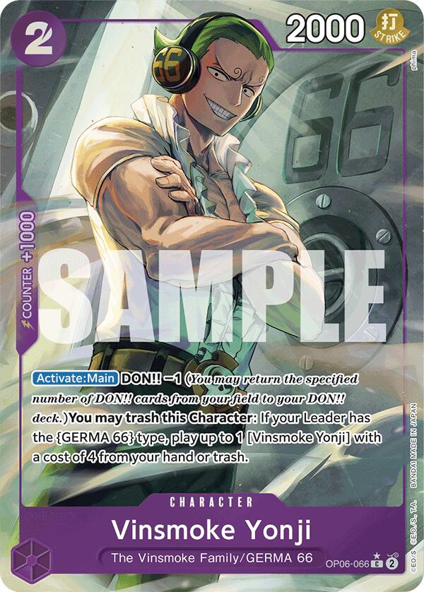 Vinsmoke Yonji (Full Art) [Premium Booster] | Devastation Store