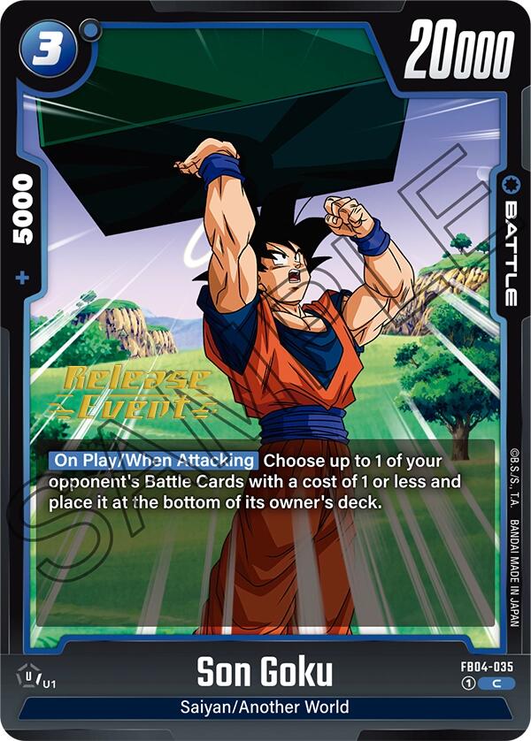 Son Goku (FB04-035) [Ultra Limit Release Event Cards] | Devastation Store