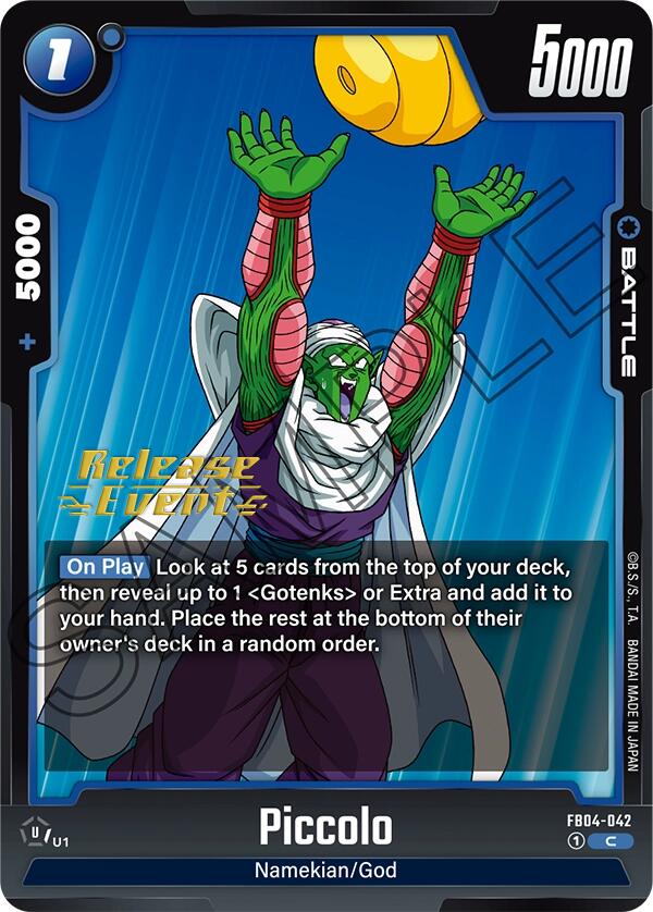 Piccolo (FB04-042) [Ultra Limit Release Event Cards] | Devastation Store
