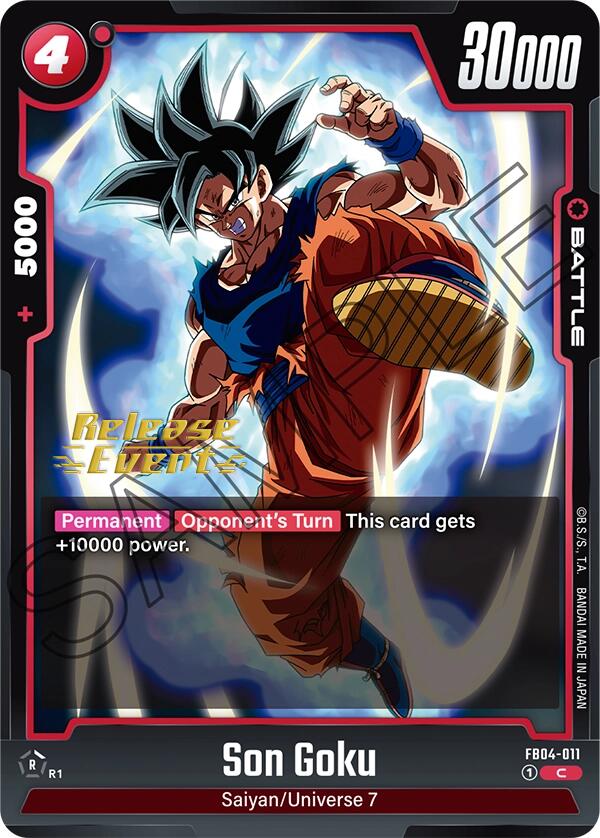 Son Goku (FB04-011) [Ultra Limit Release Event Cards] | Devastation Store