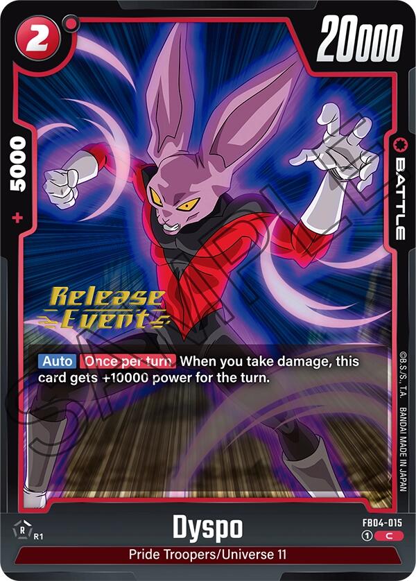Dyspo [Ultra Limit Release Event Cards] | Devastation Store