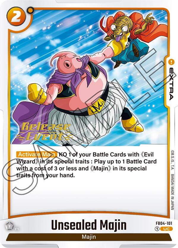 Unsealed Majin [Ultra Limit Release Event Cards] | Devastation Store
