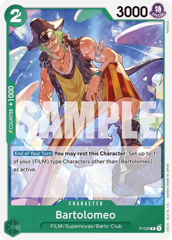 Bartolomeo (P-029) (Reprint) [Premium Booster -The Best-] | Devastation Store