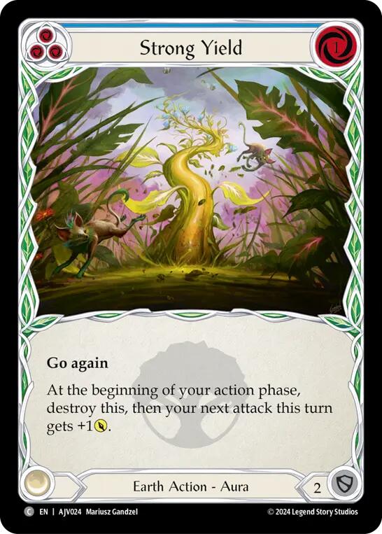 Strong Yield (Blue) [AJC024] (Armory Deck: Jarl Vetreidi) | Devastation Store