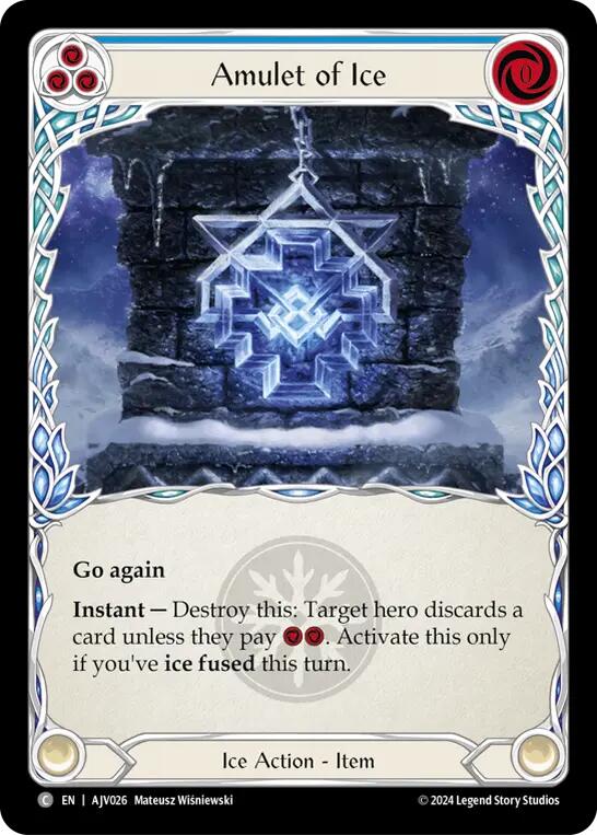 Amulet of Ice [AJV026] (Armory Deck: Jarl Vetreidi) | Devastation Store