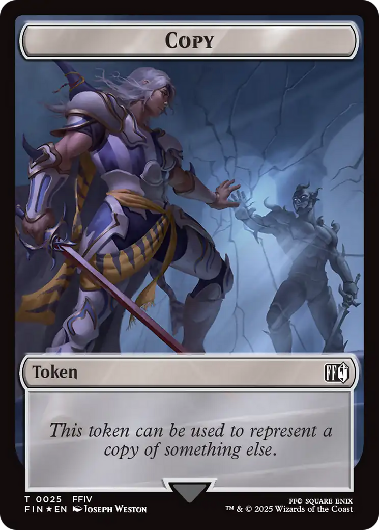 Copy (0025) // Moogle (0034) Double-Sided Token (Surge Foil) [FINAL FANTASY Tokens] | Devastation Store