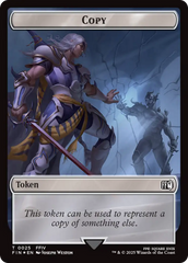 Copy (0025) // Moogle (0034) Double-Sided Token (Surge Foil) [FINAL FANTASY Tokens] | Devastation Store