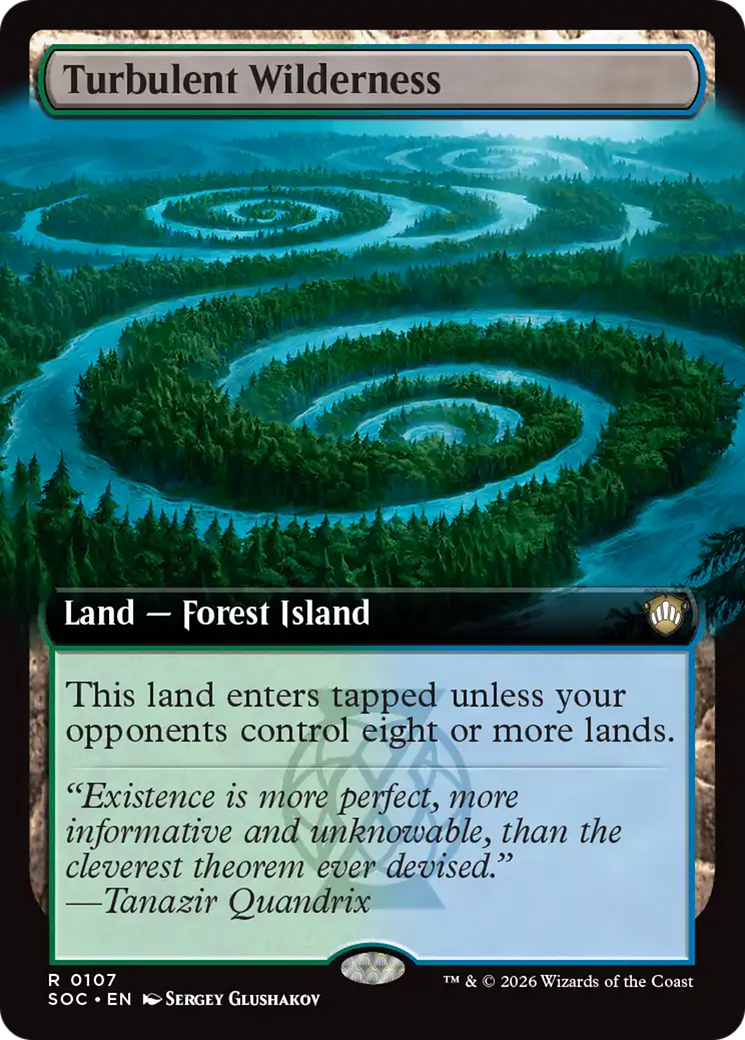 Turbulent Wilderness (Extended Art) [Secrets of Strixhaven Commander] | Devastation Store