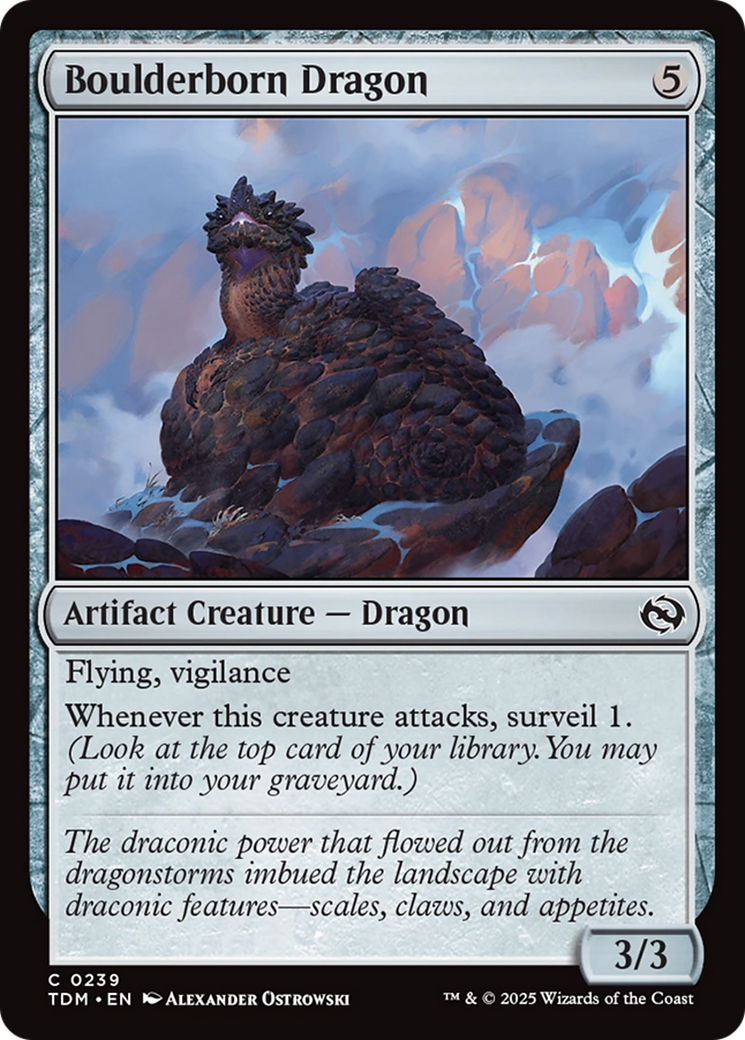 Boulderborn Dragon [Tarkir: Dragonstorm] | Devastation Store
