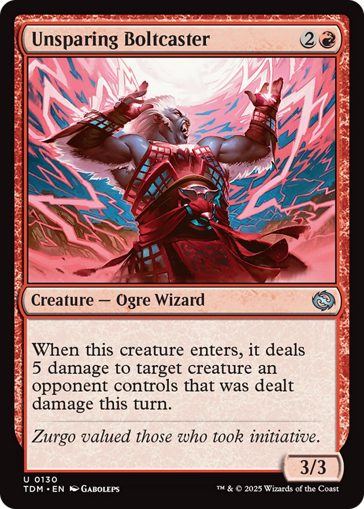 Unsparing Boltcaster [Tarkir: Dragonstorm] | Devastation Store