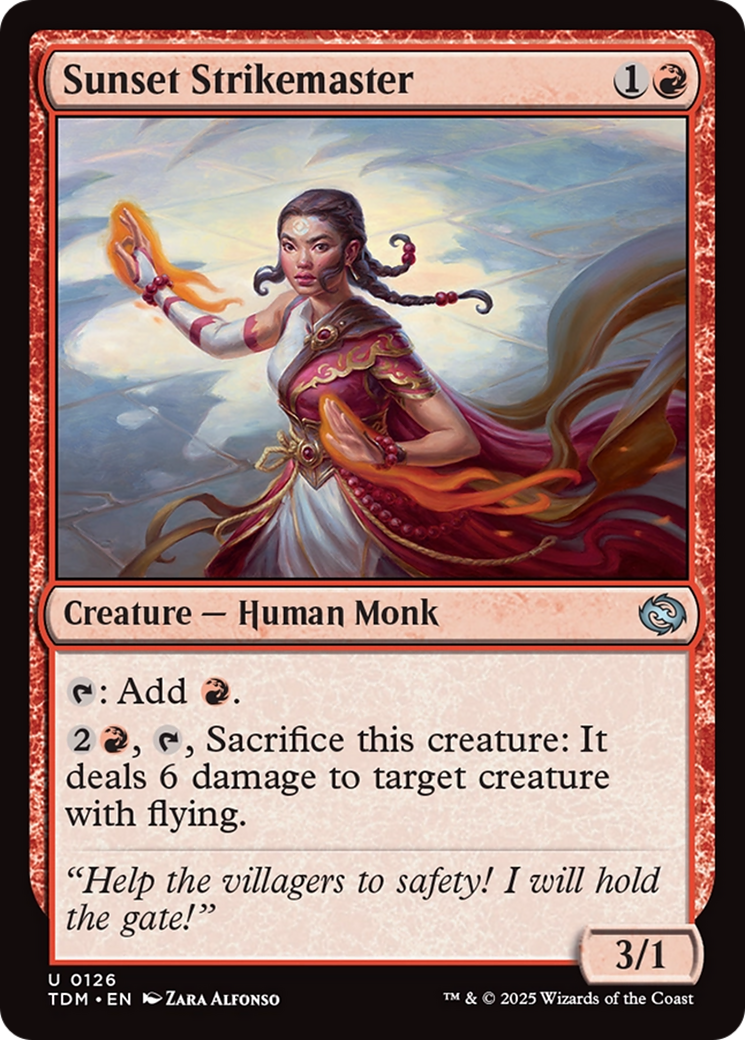 Sunset Strikemaster [Tarkir: Dragonstorm] | Devastation Store