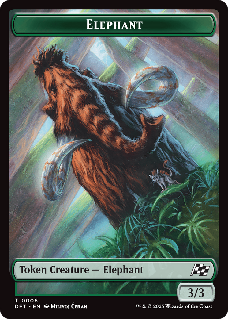 Insect // Elephant Double-Sided Token [Aetherdrift Tokens] | Devastation Store