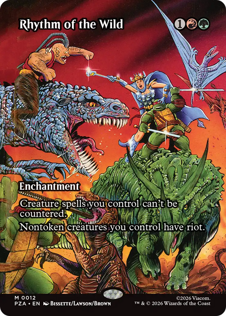 Rhythm of the Wild (Borderless) [Teenage Mutant Ninja Turtles Eternal-Legal] | Devastation Store