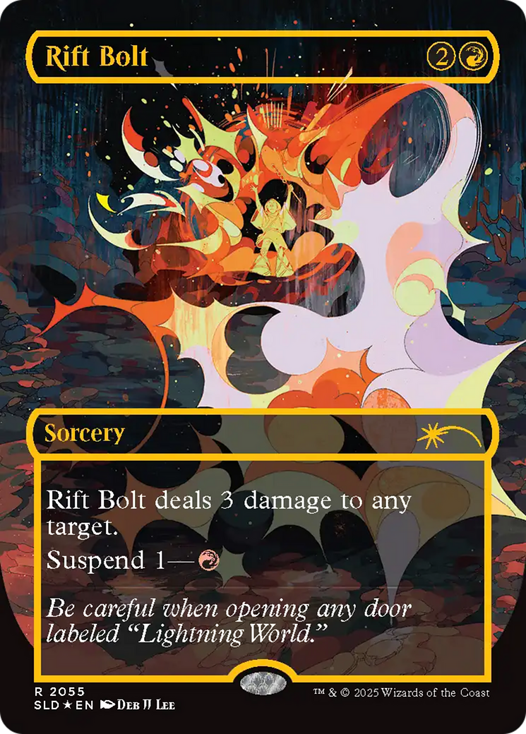 Rift Bolt (2055) (Raised Foil) [Secret Lair Drop Series] | Devastation Store