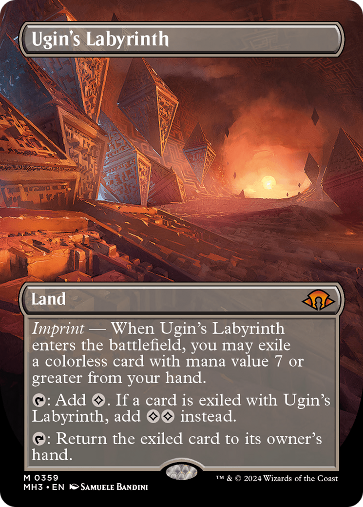 Ugin's Labyrinth (Borderless) [Modern Horizons 3] | Devastation Store