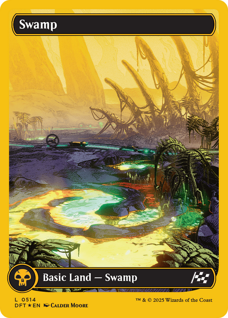 Swamp (0514) (First-Place Foil) [Aetherdrift] | Devastation Store