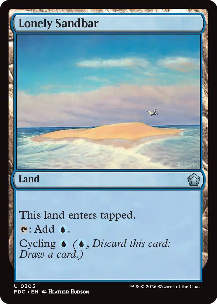 Lonely Sandbar [Foundations Commander] | Devastation Store