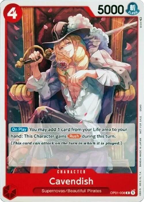 Cavendish [One Piece Demo Deck Cards] | Devastation Store