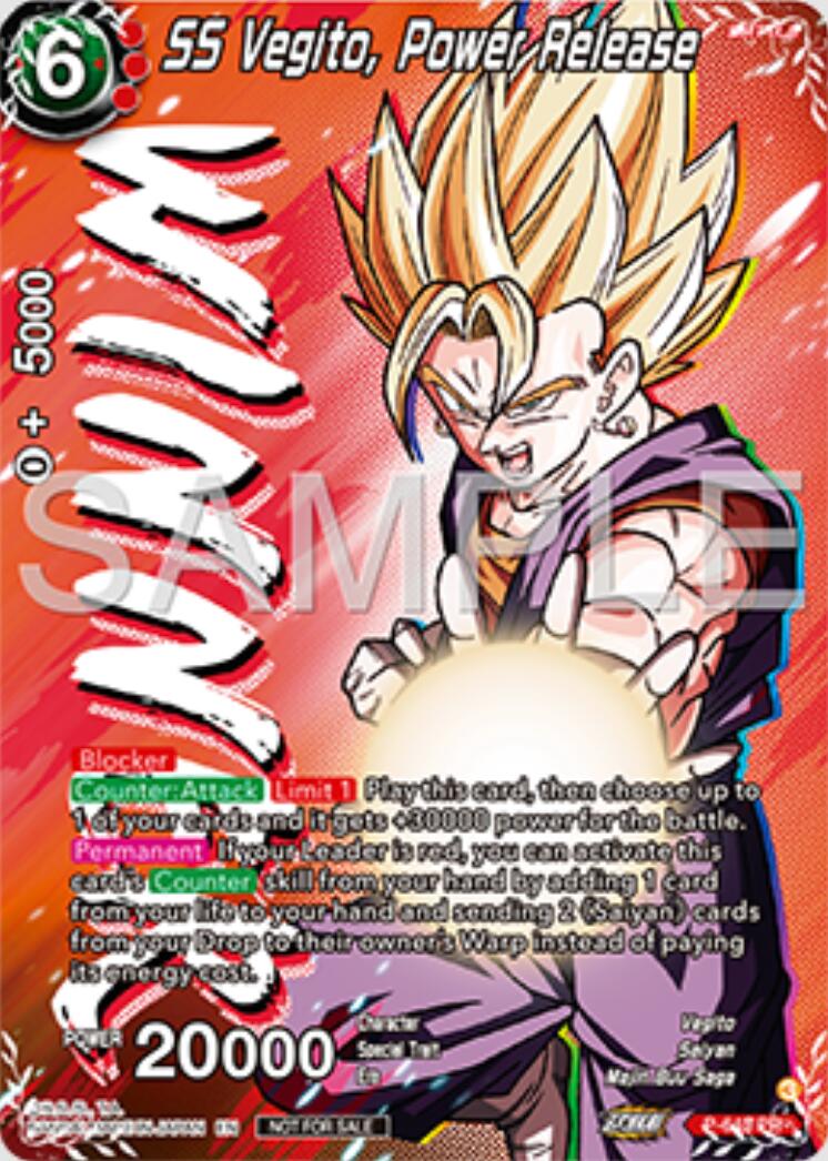 SS Vegito, Power Release (Winner) (P-643) [Tournament Promotion Cards] | Devastation Store