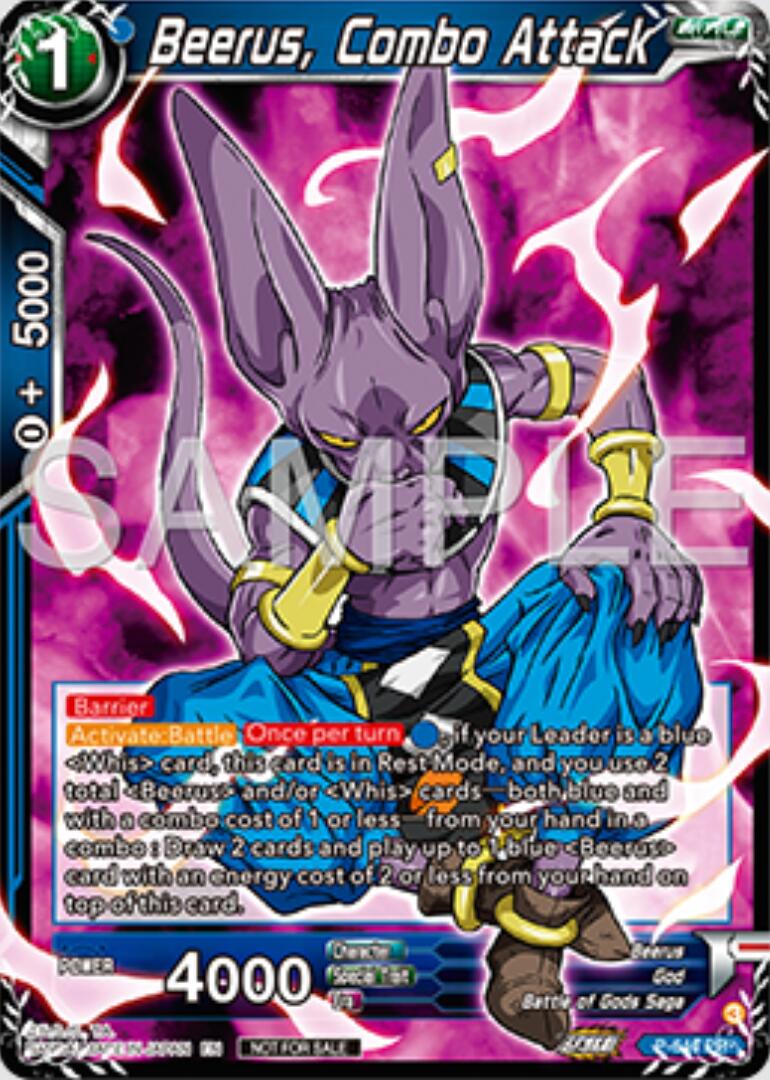 Beerus, Combo Attack (P-644) [Tournament Promotion Cards] | Devastation Store