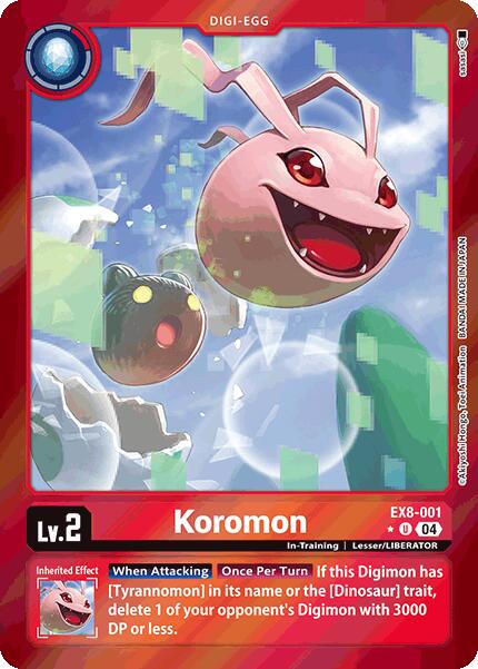 Koromon [EX8-001] (Limited Foil) [Chain of Liberation] | Devastation Store