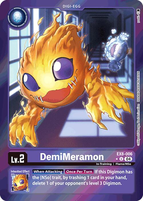 DemiMeramon [EX8-006] (Limited Foil) [Chain of Liberation] | Devastation Store