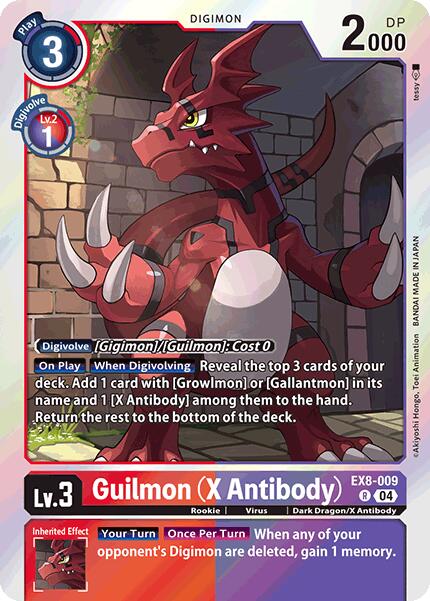 Guilmon (X Antibody) [EX8-009] [Chain of Liberation] | Devastation Store