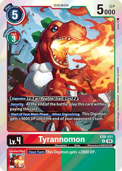 Tyrannomon [EX8-011] [Chain of Liberation] | Devastation Store