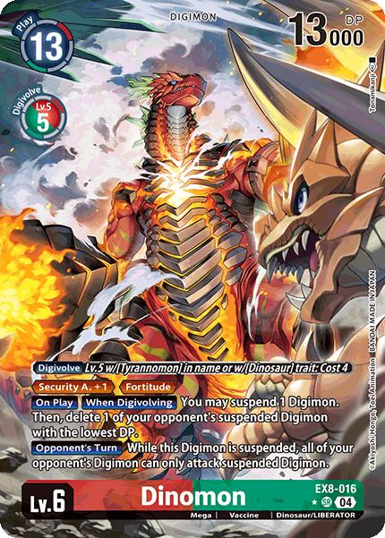 Dinomon [EX8-016] (Alternate Art) [Chain of Liberation] | Devastation Store