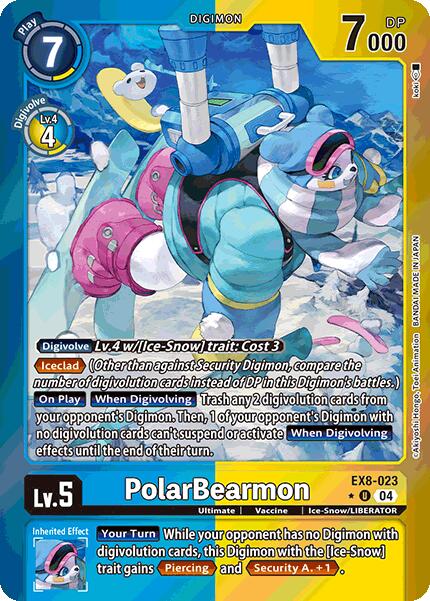 PolarBearmon [EX8-023] (Limited Foil) [Chain of Liberation] | Devastation Store