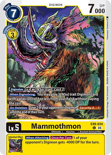 Mammothmon [EX8-034] [Chain of Liberation] | Devastation Store