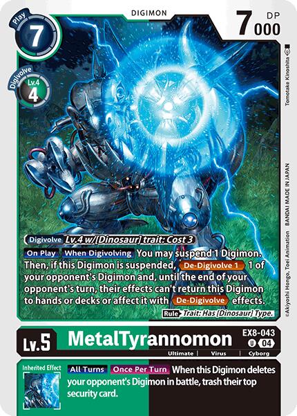 MetalTyrannomon [EX8-043] [Chain of Liberation] | Devastation Store